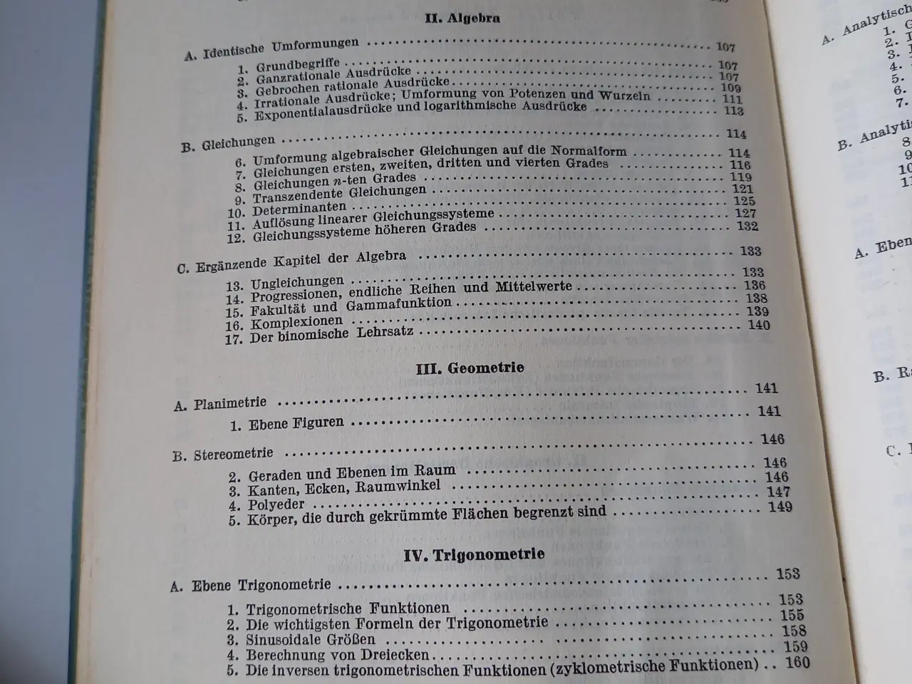 Billede 3 - Taschenbuch der Mathematik.