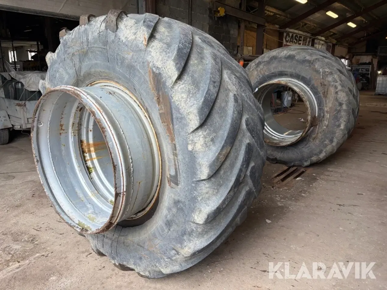 Billede 2 - Tvillingehjul Michelin Axiobib 800/70R38 - 2 styk - med klemmer