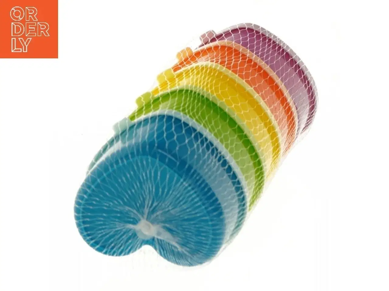 Billede 2 - Farverige plastbøtter (str. Ø ca 7,5 cm)