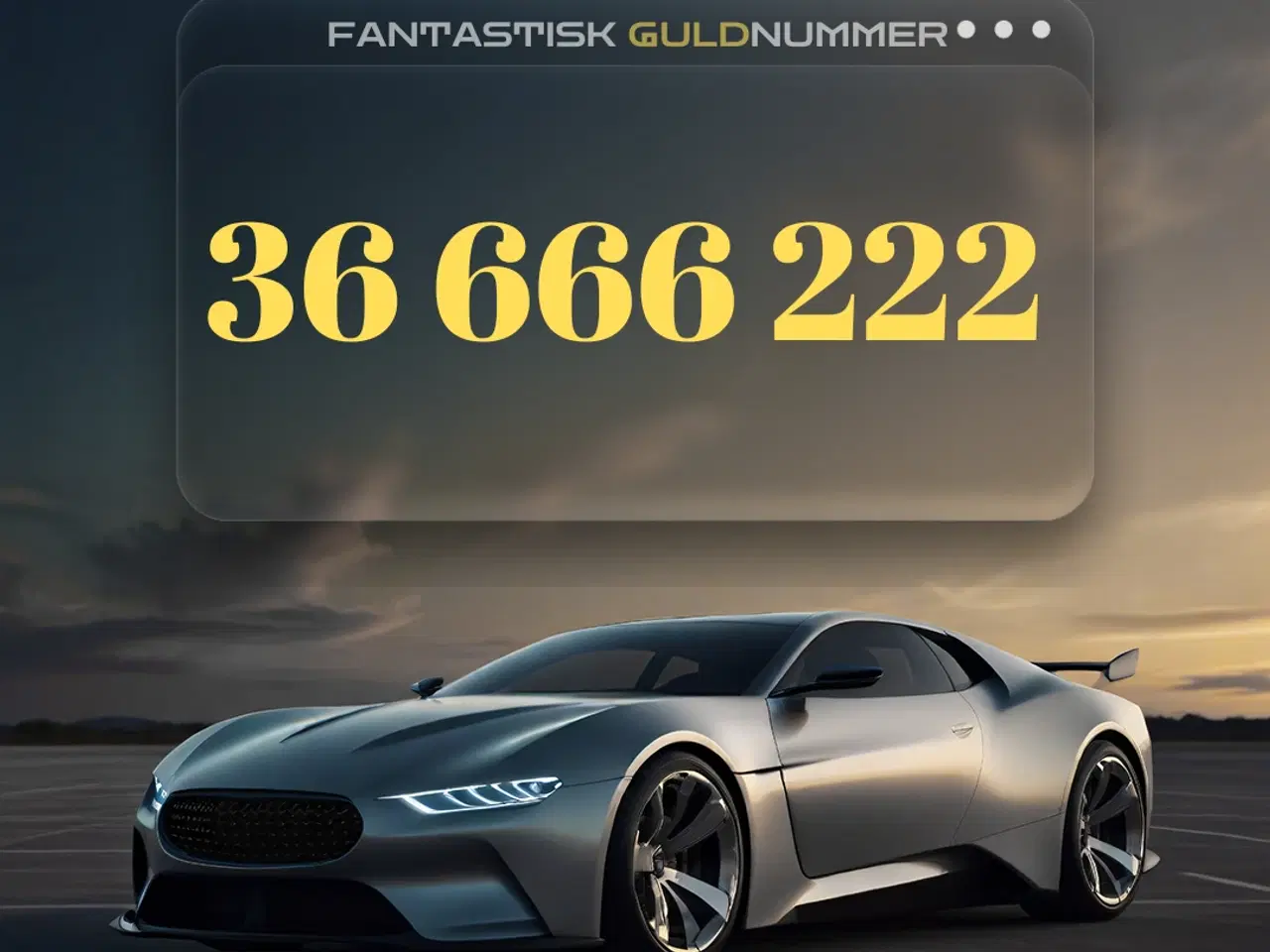 Billede 1 - Guldnummer, Telefonnummer: 36 666 222