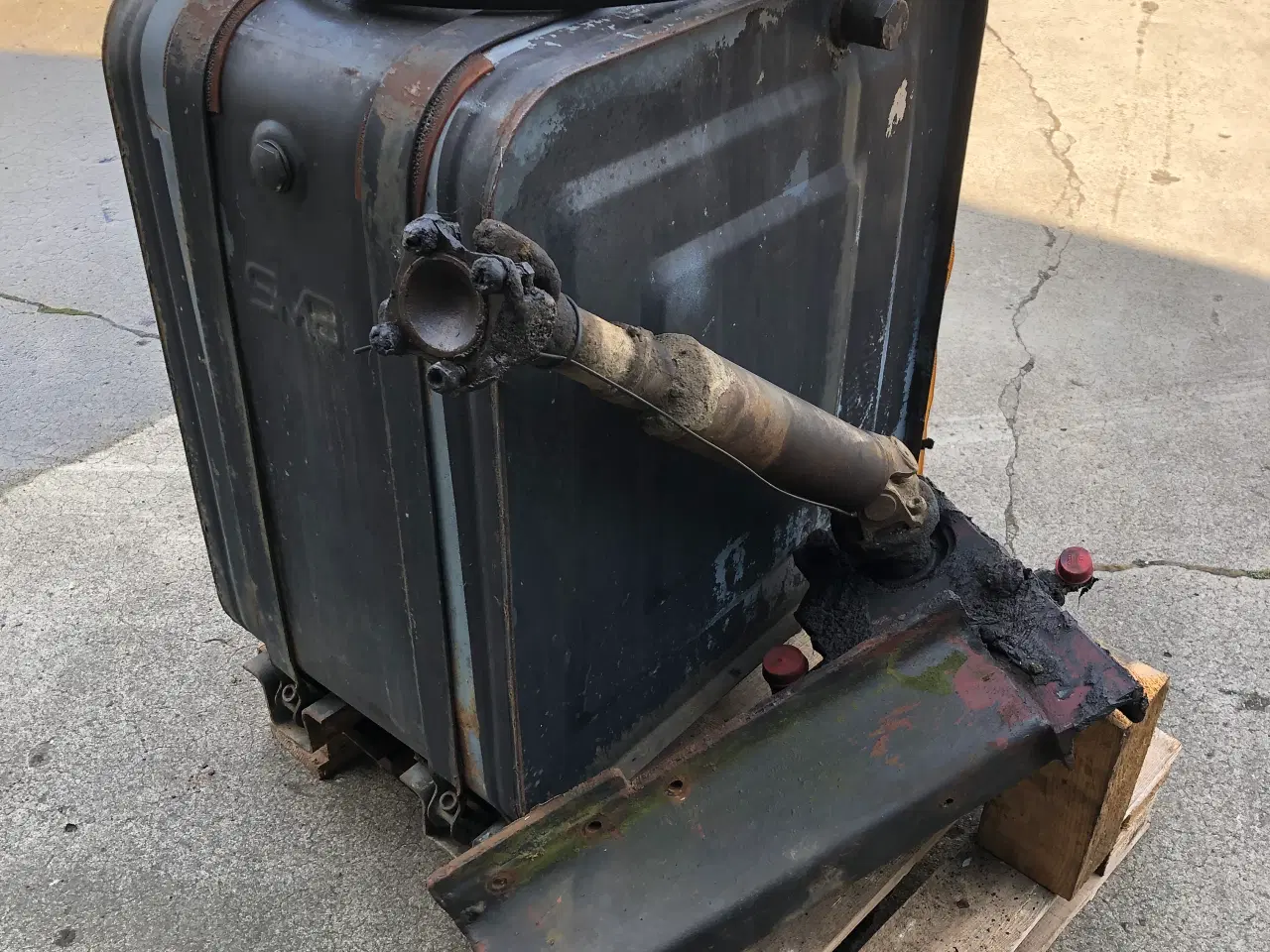 Billede 3 - Hydrauliktank + pump