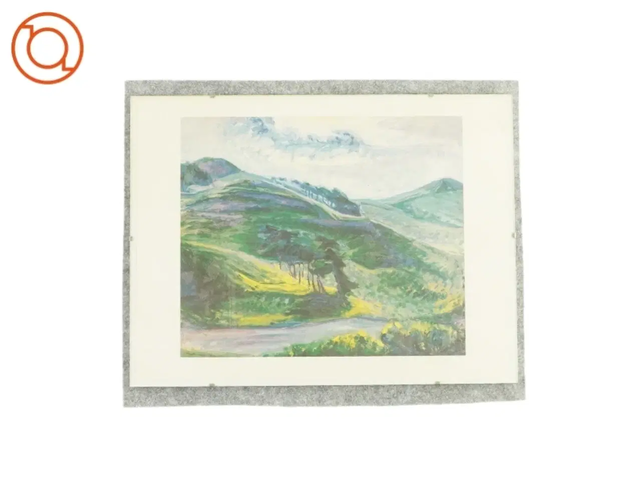 Billede 1 - Billedet i glasramme (str. LB: 40 x 30 cm)