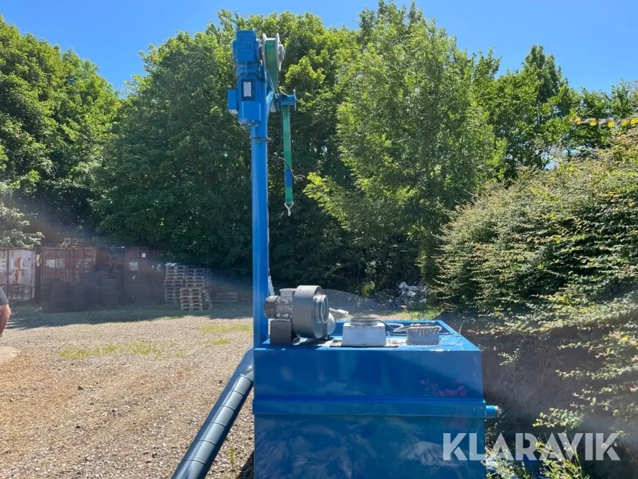Billede 3 - Prøvetank til påhængsmotor med kran