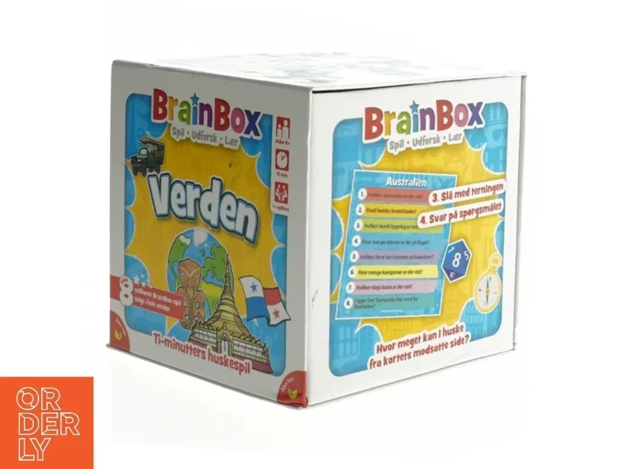 Billede 2 - BrainBox Verden Hukommelsesspil (str. 13 x 13 cm)