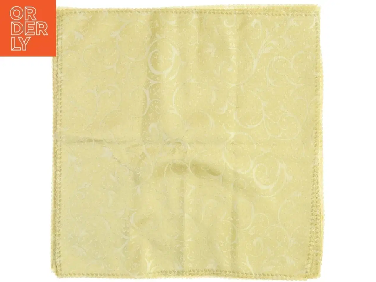 Billede 3 - Broderet servietter (str. Cirka 47,47 cm)