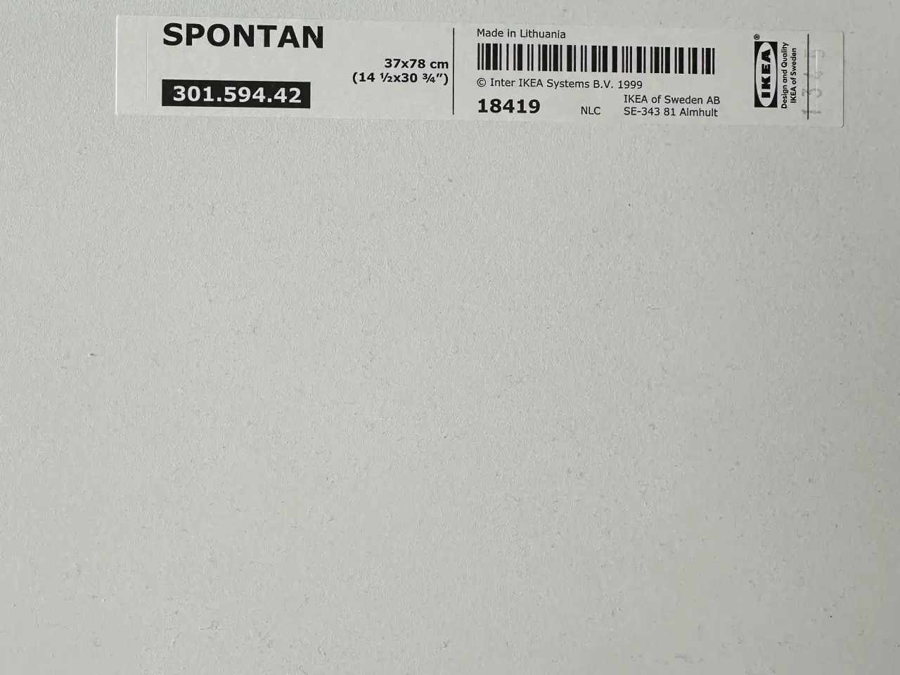 Billede 3 - Fin hvid Spontan opslagstavle fra IKEA sælges