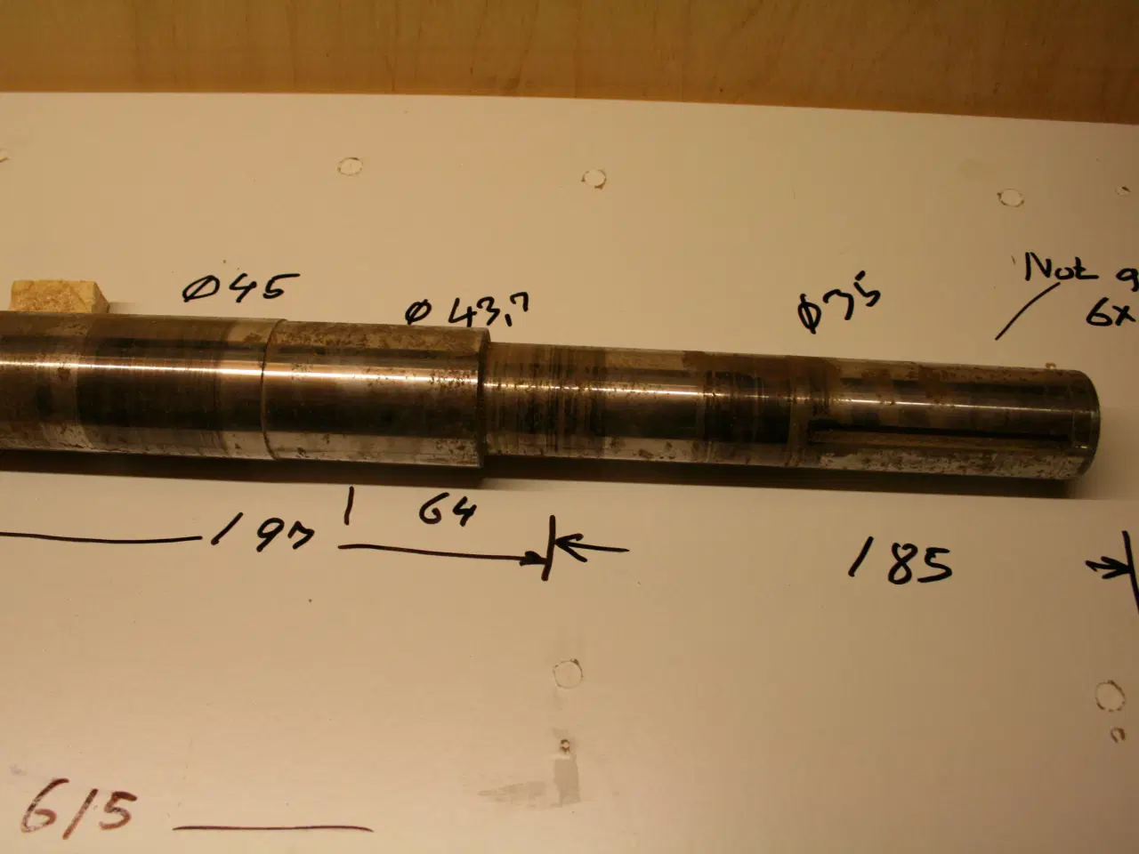 Billede 3 - Aksel for Ras sikkemaskine