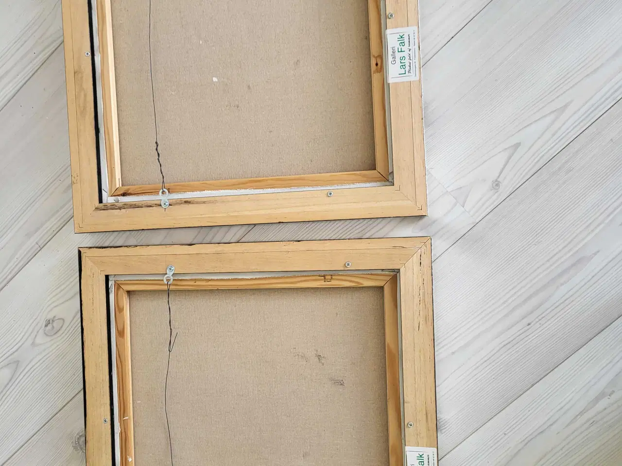 Billede 3 - 2 stk flotte abstarkte malerier.