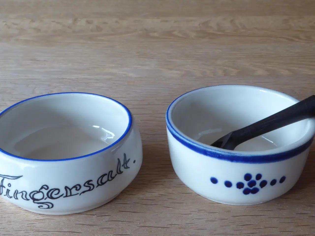 Billede 2 - SALTSKÅL med ske - SALTSKÅL fingersalt