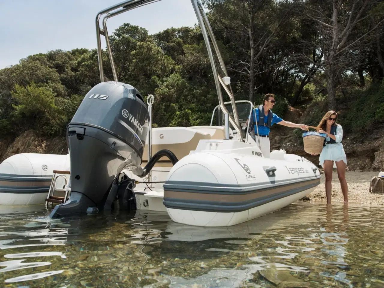 Billede 9 - Yamaha 115 HK - Fjernbetjent, Elektronisk start, Powertrim