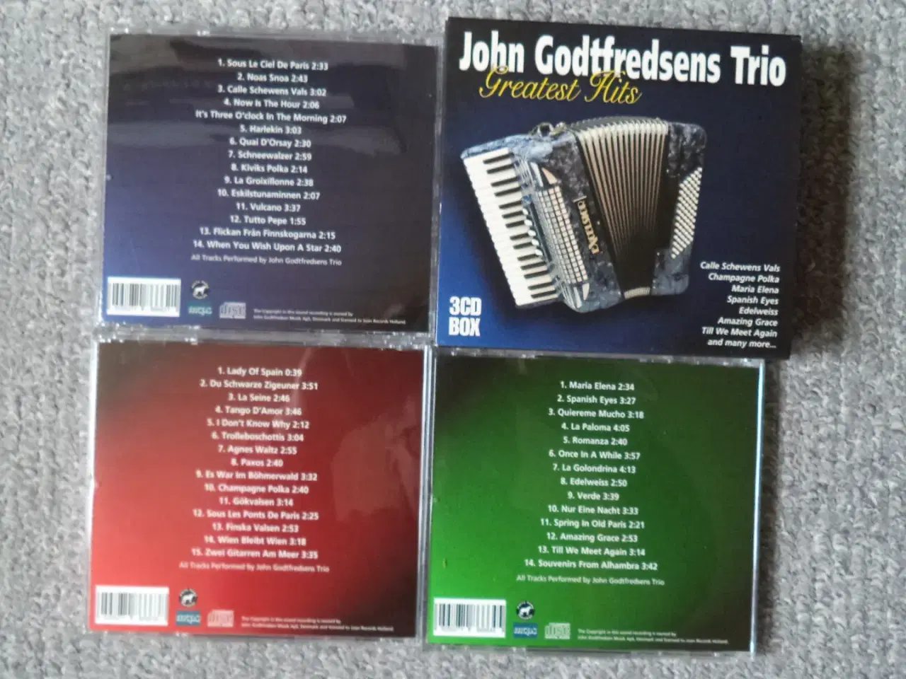 Billede 1 - John Godtfredsens Trio ** Greatest Hits (3-CD-box)