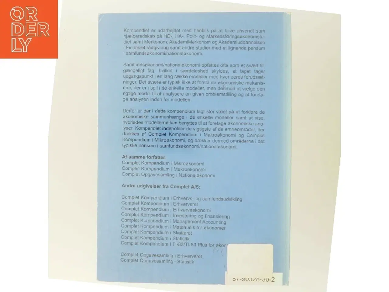 Billede 3 - Samfunds- og nationaløkonomi (Bog)