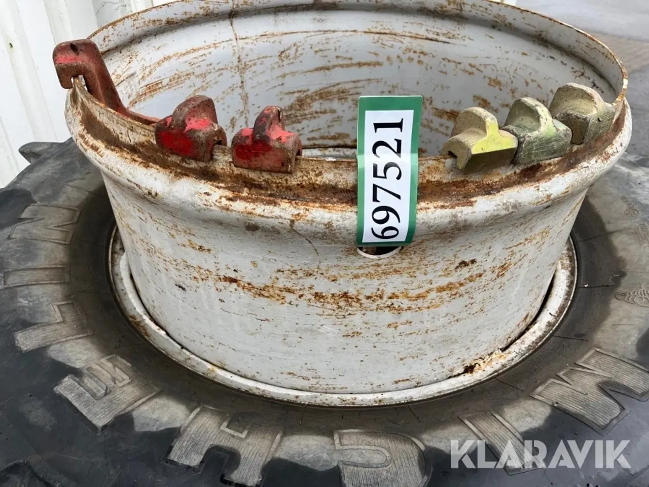 Billede 12 - Tvillingehjul Michelin 480/65R28 - 2 styk - med klemmer