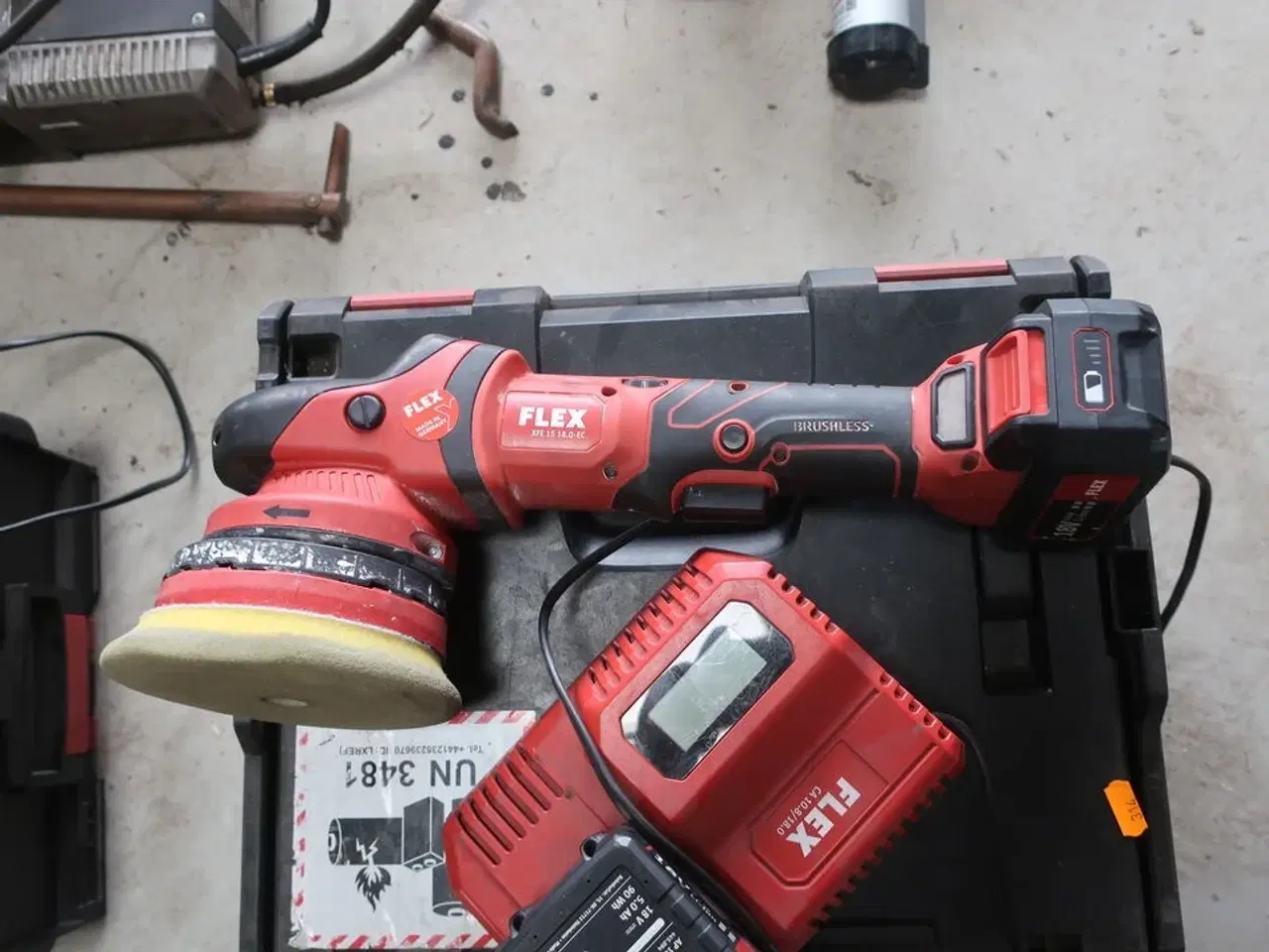 Billede 2 - Poleringsmaskine FLEX XFE 15 18.0-EC