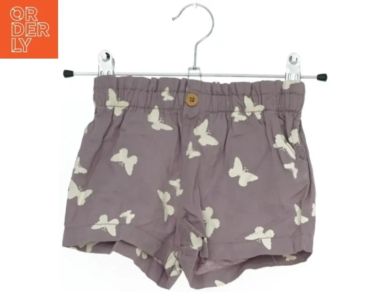 Billede 1 - Sommer shorts med sommerfugle fra H&M (str. 68)