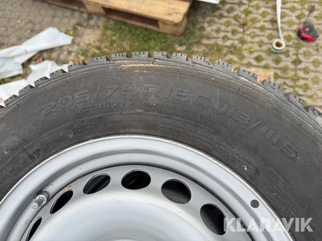Billede 9 - Dæk på fælge Nokian WRC3 studless
