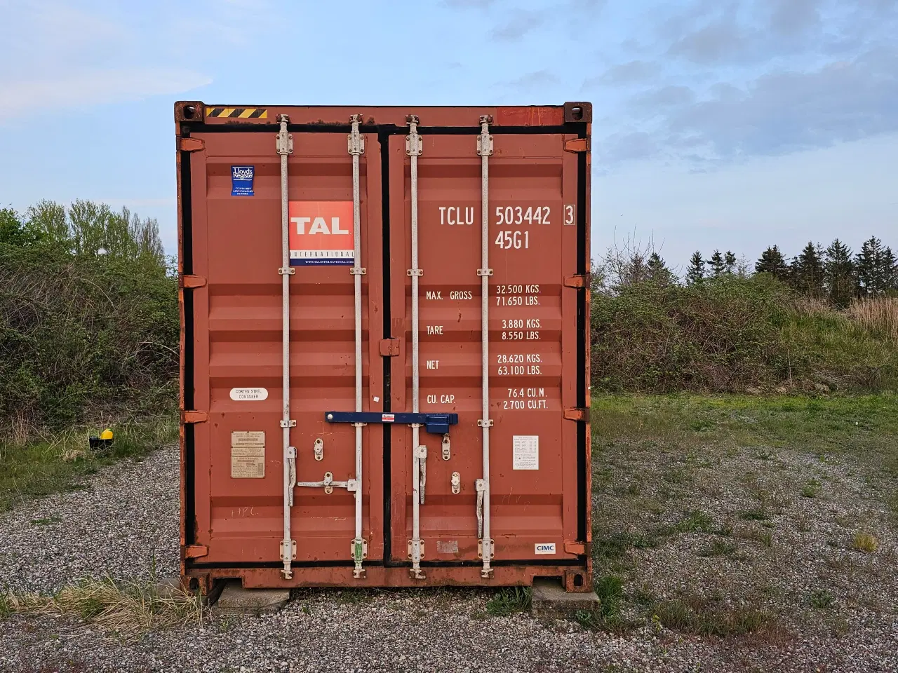 Billede 1 - 40 fods container med hjul