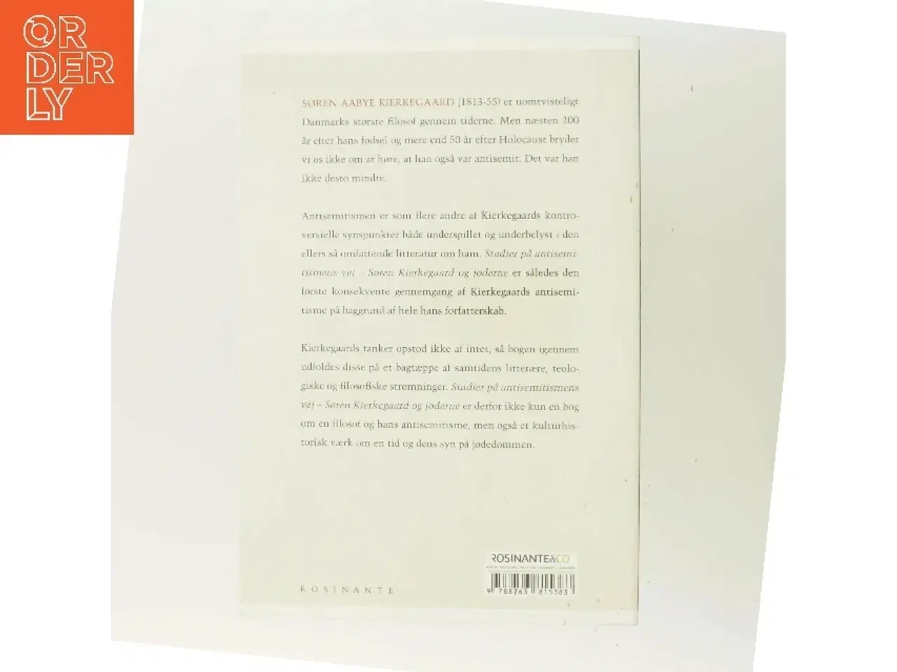 Billede 3 - Stadier på antisemitismens vej : Søren Kierkegaard og jøderne af Peter Tudvad (Bog)