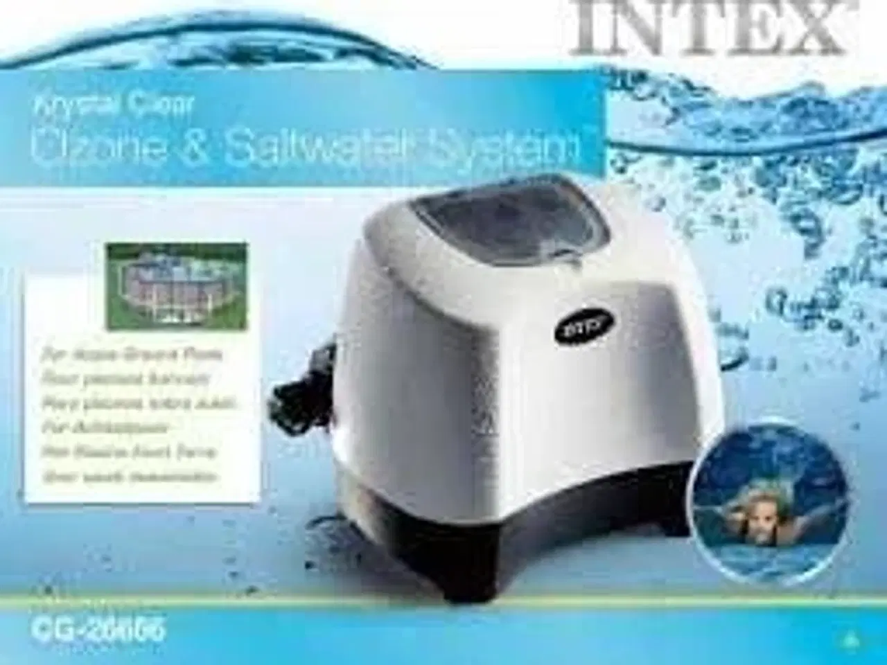 Billede 2 - Intex Krystal Clear Saltvandsystem QZ1100