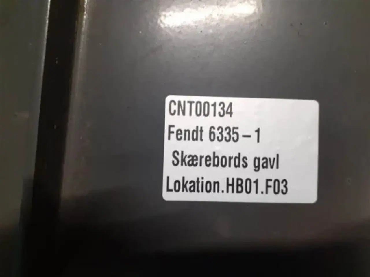 Billede 2 - Fendt Skærebordsgavl
