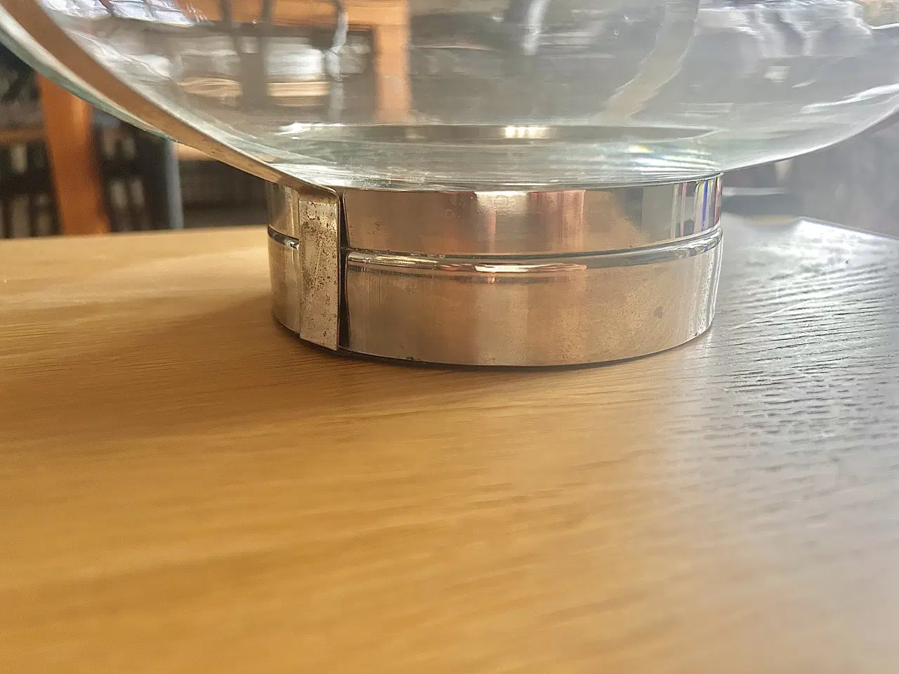 Billede 3 - Glaslanterne, lidt beskidt