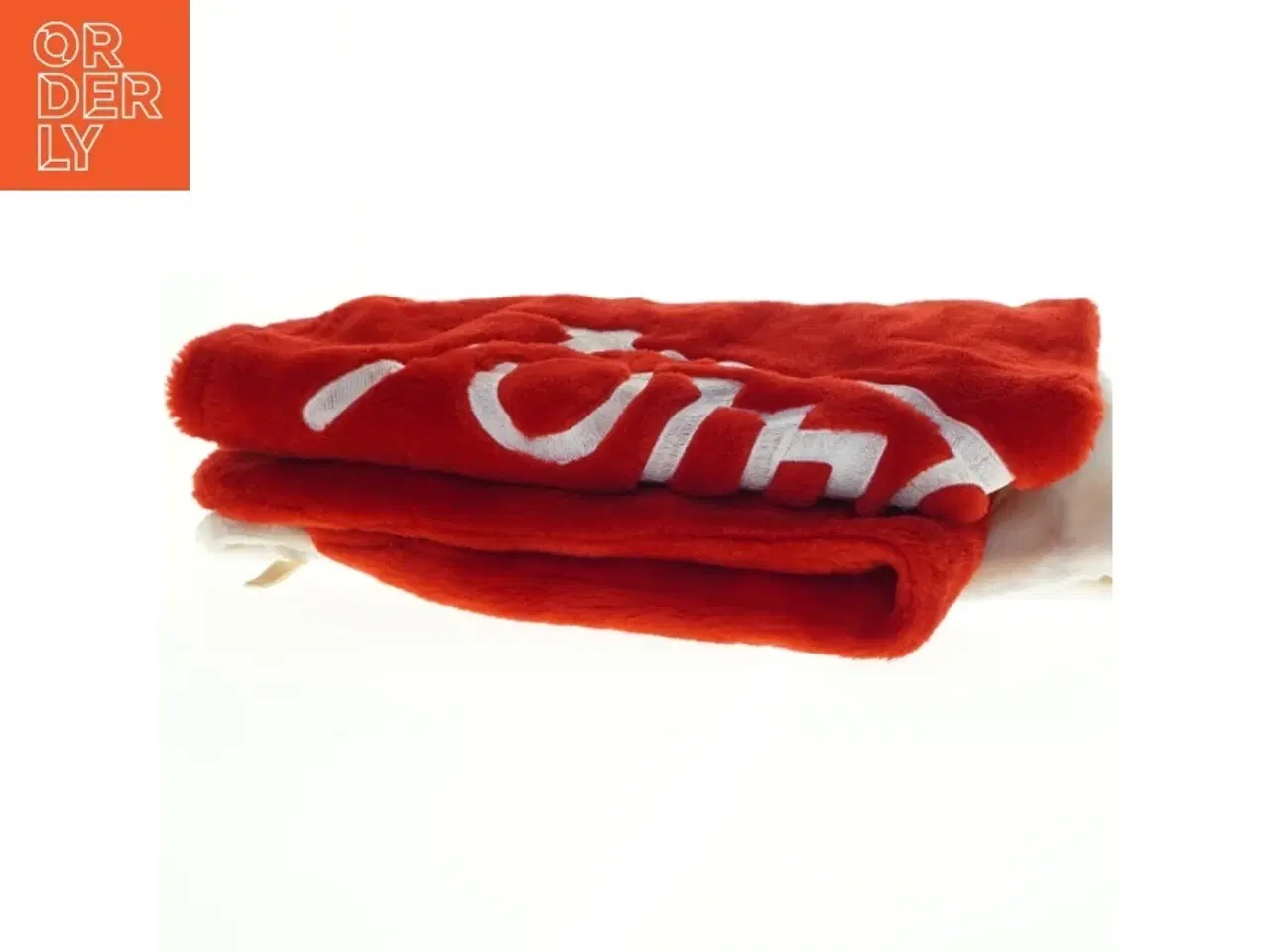 Billede 2 - Rødt håndklæde med logo fra Toms (str. 94 x 70 cm)
