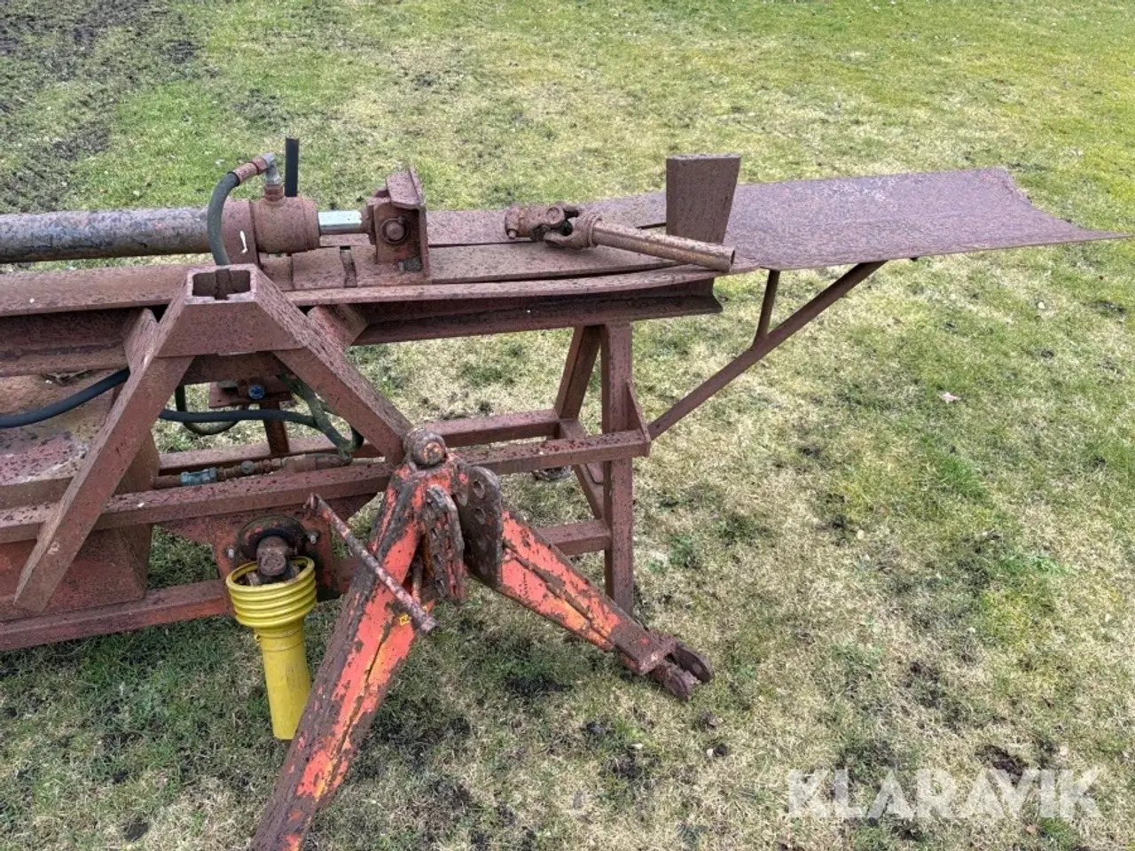 Billede 6 - Brændekløver med A ramme & pto.