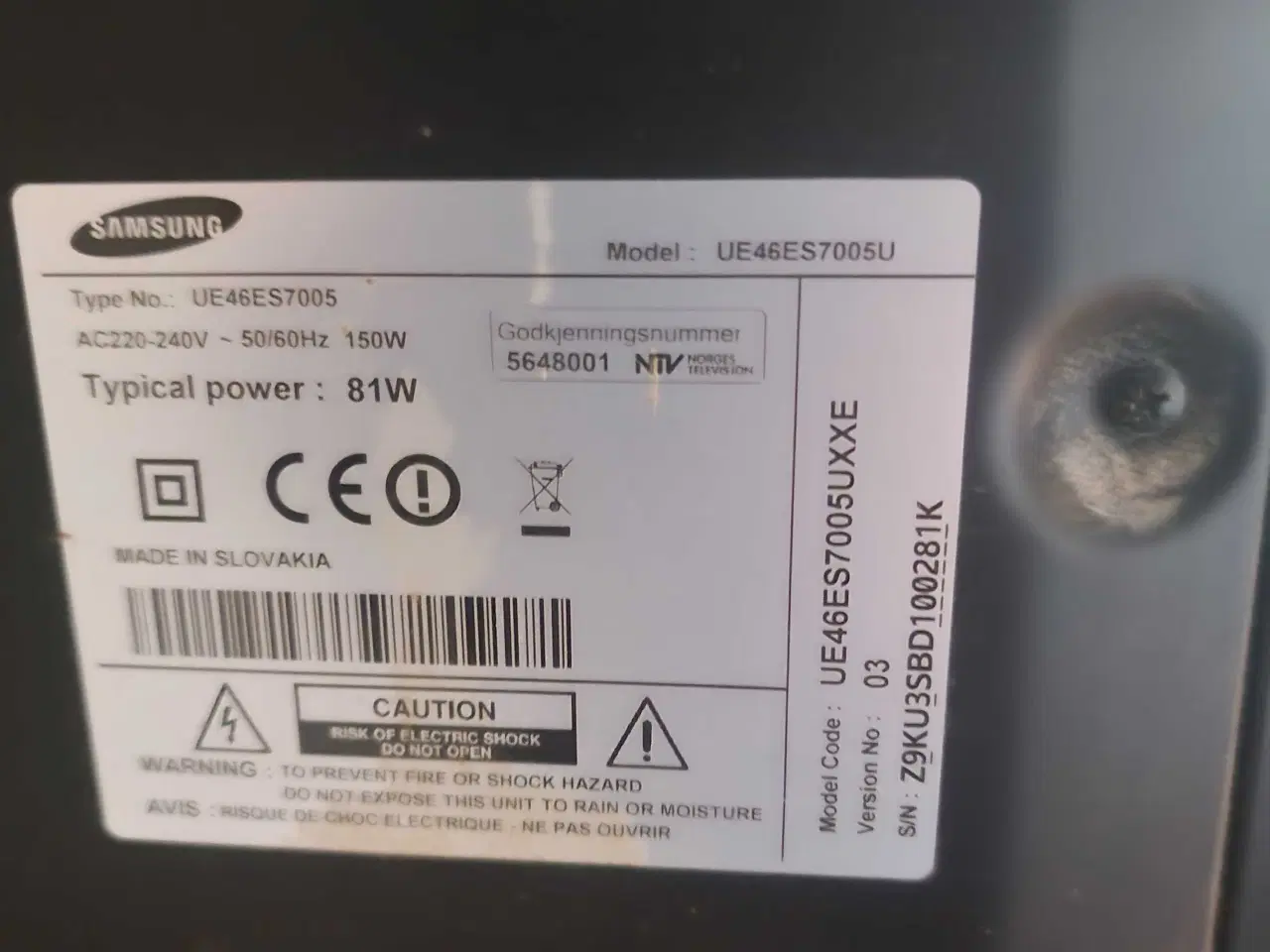 Billede 2 - Samsung smart tv 46"