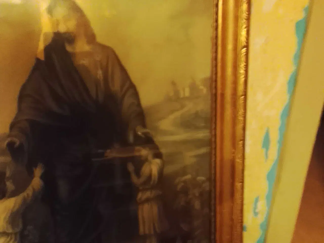 Billede 2 - Billed med Jesus og to børn sælges