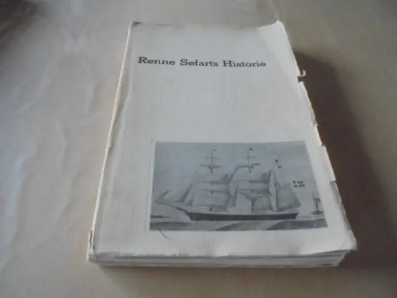 Billede 1 - Rønne søfarts historie. Udg. fra 1939