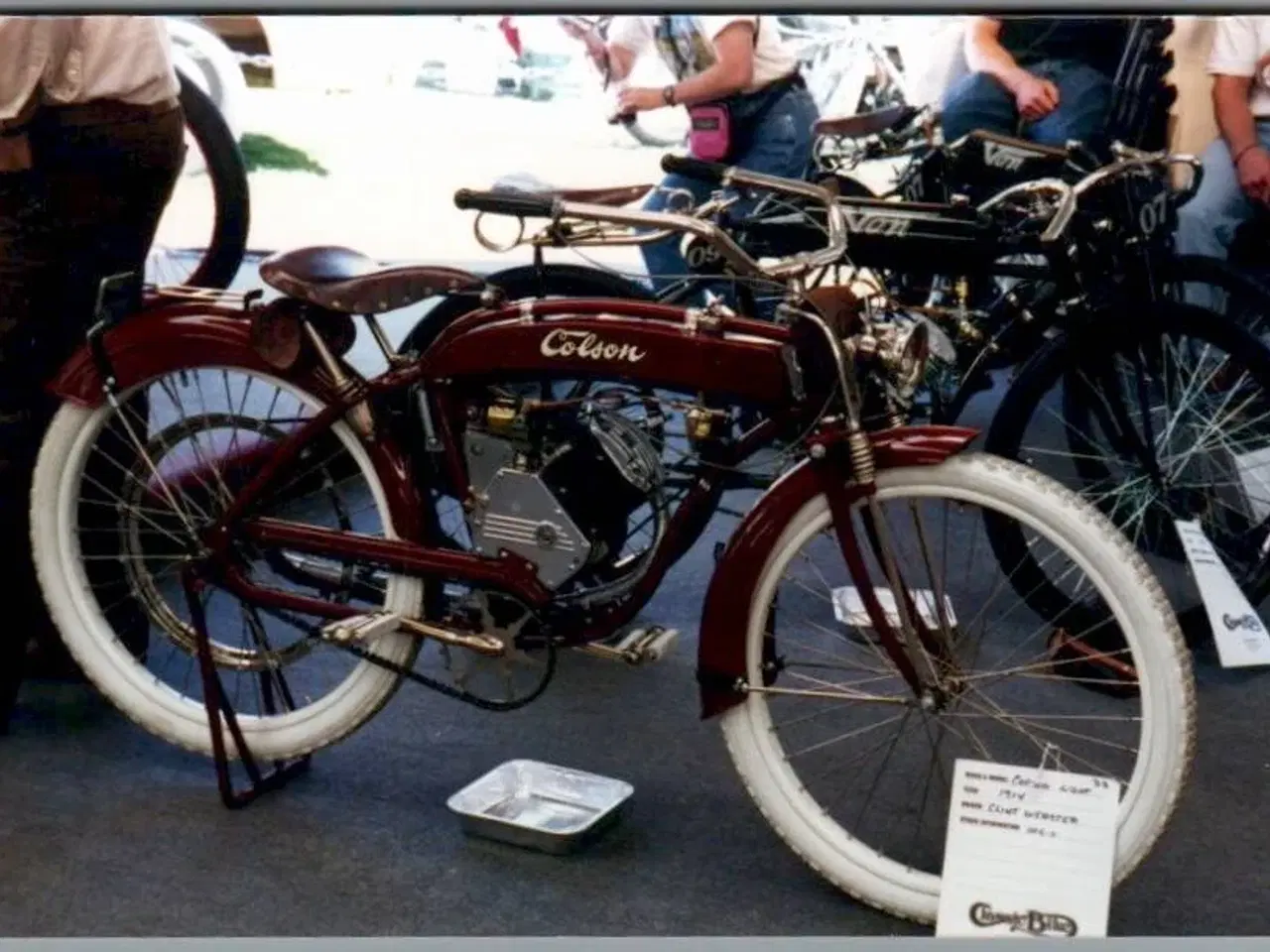 Billede 1 - Motorcykel -  COLSON -  Foto 15 x 10 cm.