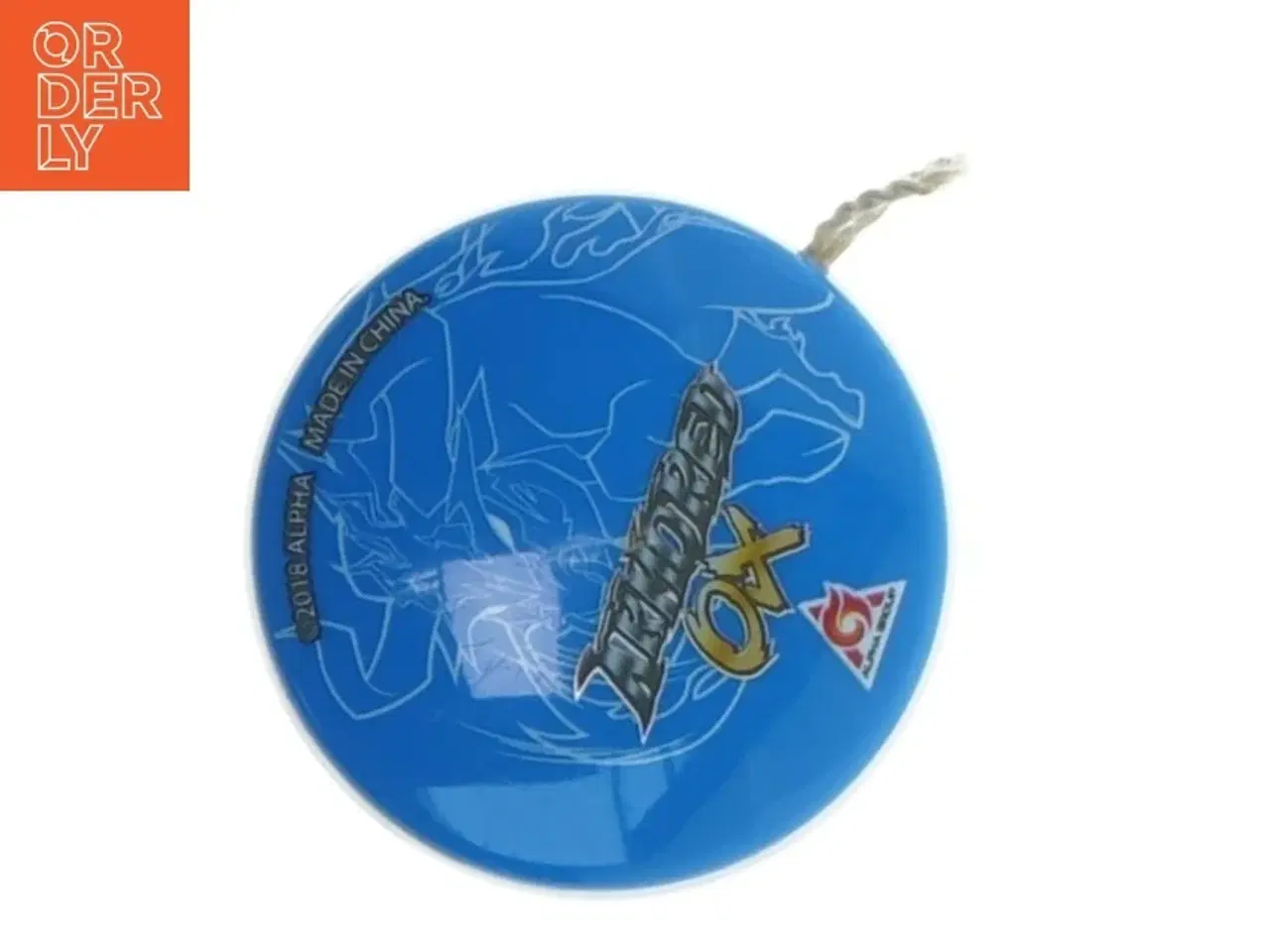 Billede 4 - Blå Yo-Yo med Thunder Ox tema fra Alpha (str. Ø 6 cm)