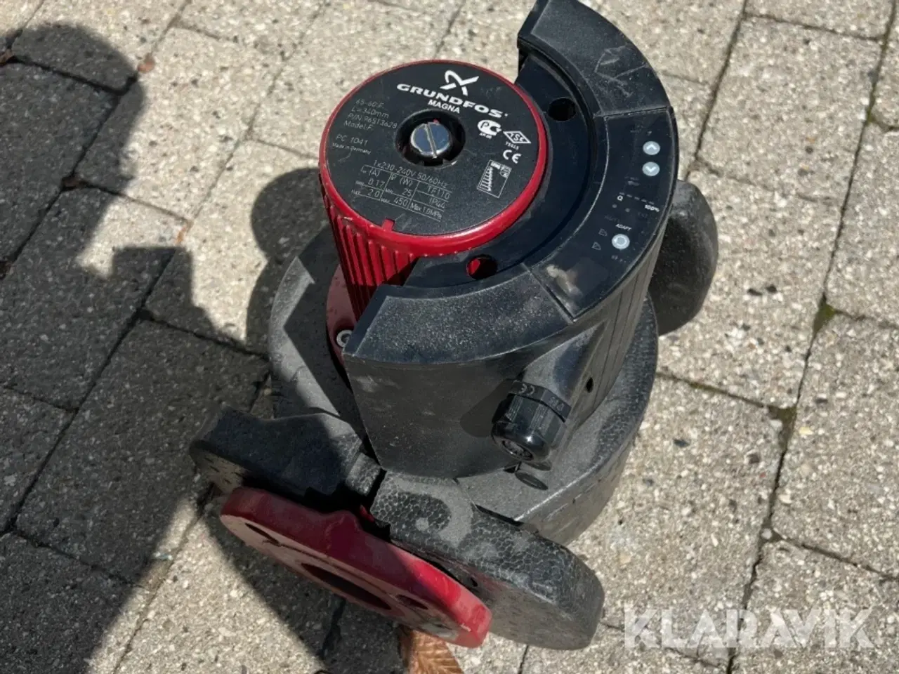 Billede 1 - Centralvarmer / cirkulationspumpe Grundfos / Metro-therm 7000 / pc1041