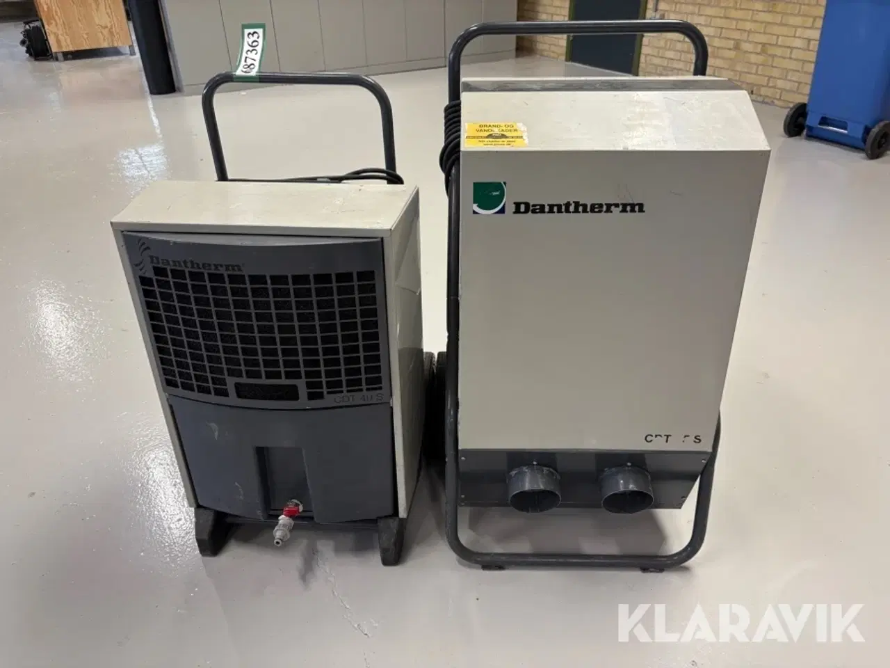 Billede 2 - Affugtere Dantherm CDT 40 S / CDT 35 S 2 styk