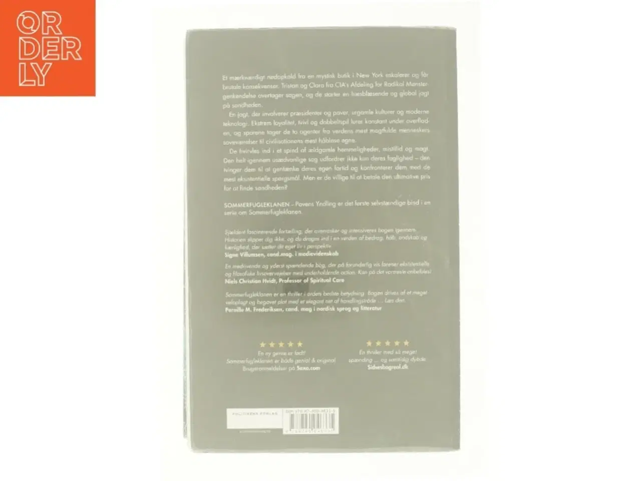 Billede 2 - Pavens yndling af Troels M. Palshof (Bog)