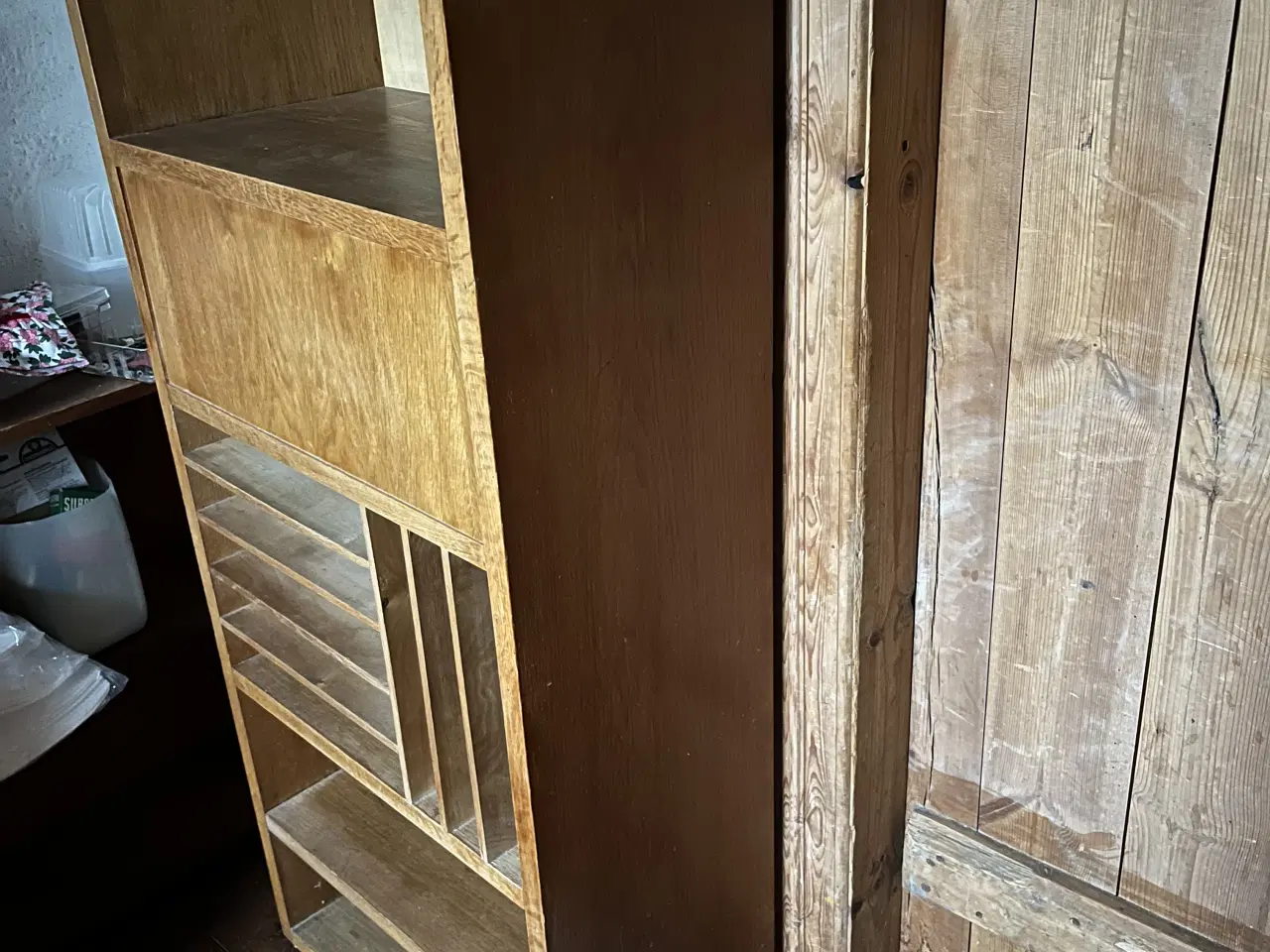 Billede 6 - Fin egetræs reol fra kontor