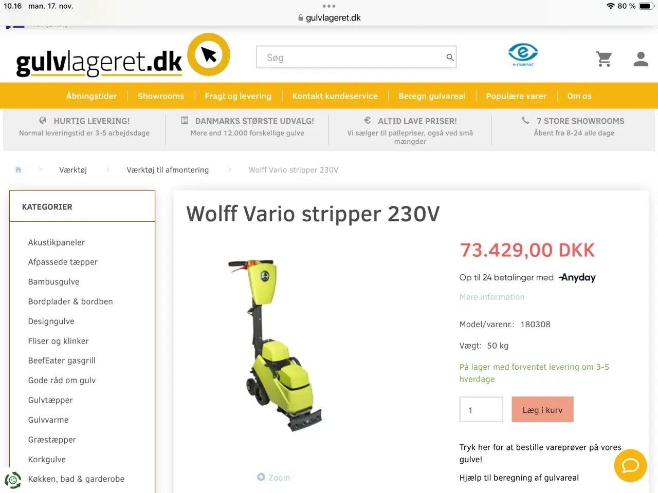 Billede 7 - Gulvmaskine, til fjernelse af gulvbelægning.