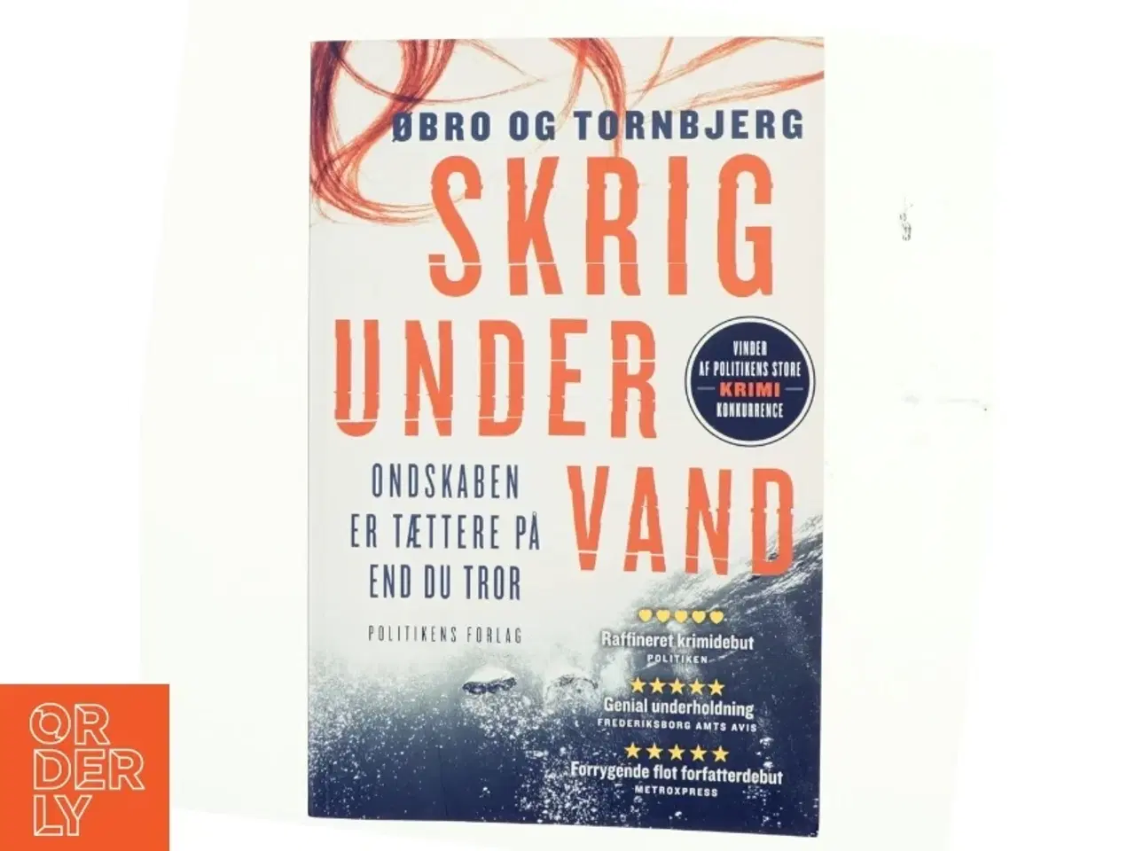 Billede 1 - Skrig under vand af Jeanette Øbro Gerlow (Bog)