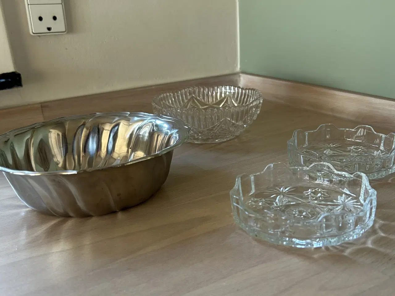 Billede 3 - Bonniere glas med låg. Krystal mm