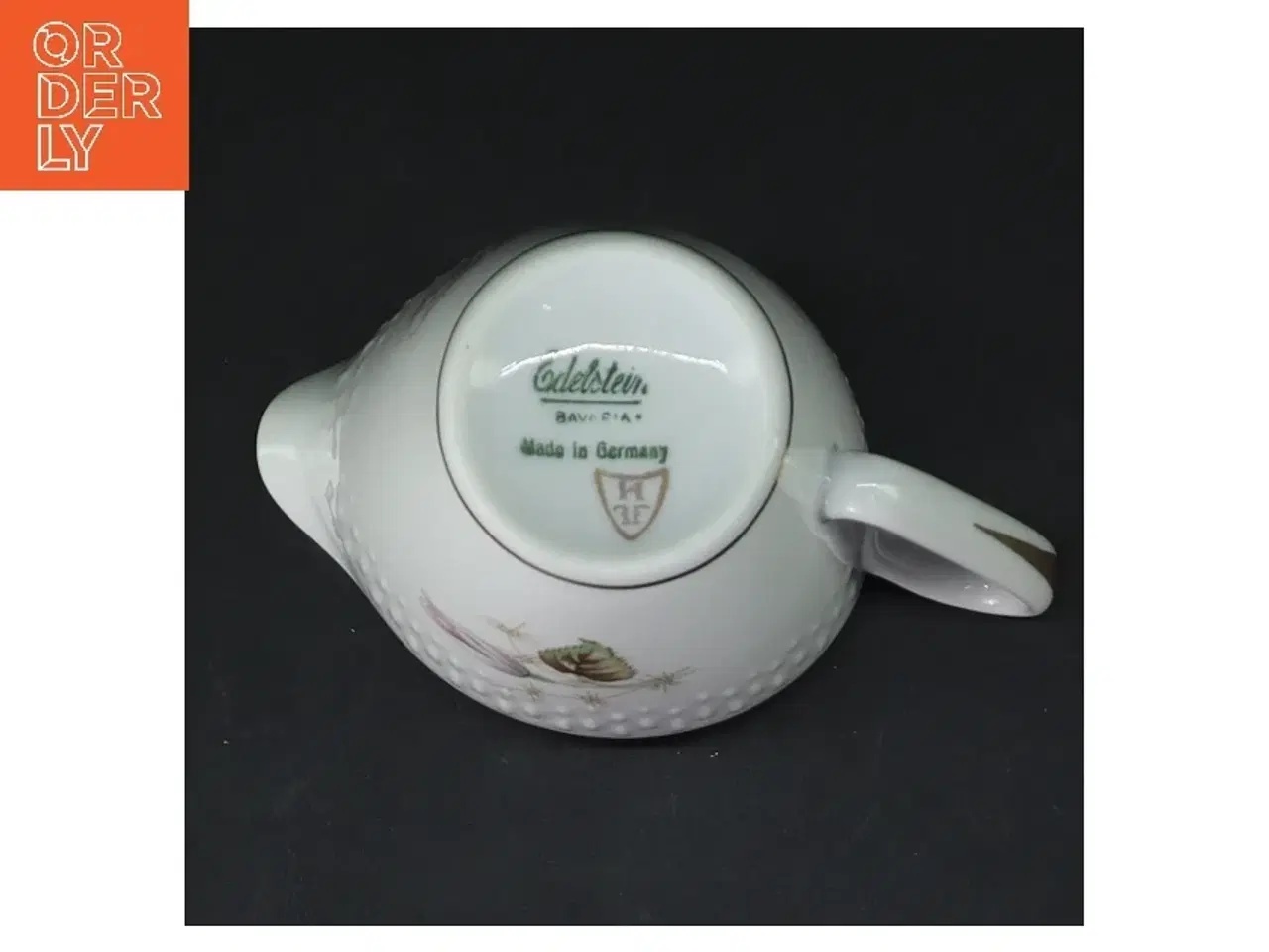 Billede 2 - Porcelænskande med blomstermotiv fra Edelstein (str. 8 cm)