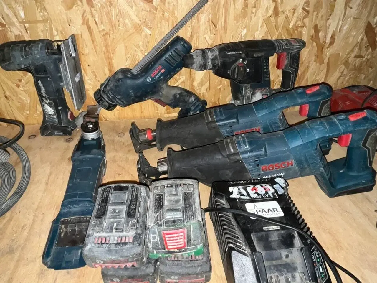 Billede 1 - 6 stk. Værktøj bl.a. Multicutter, Borehammer, Bajonetsav BOSCH