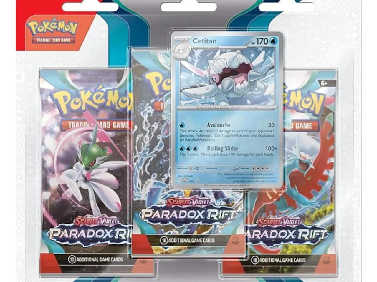 Billede 1 - Pokémon Paradox Rift - 3-Pack Blister 
