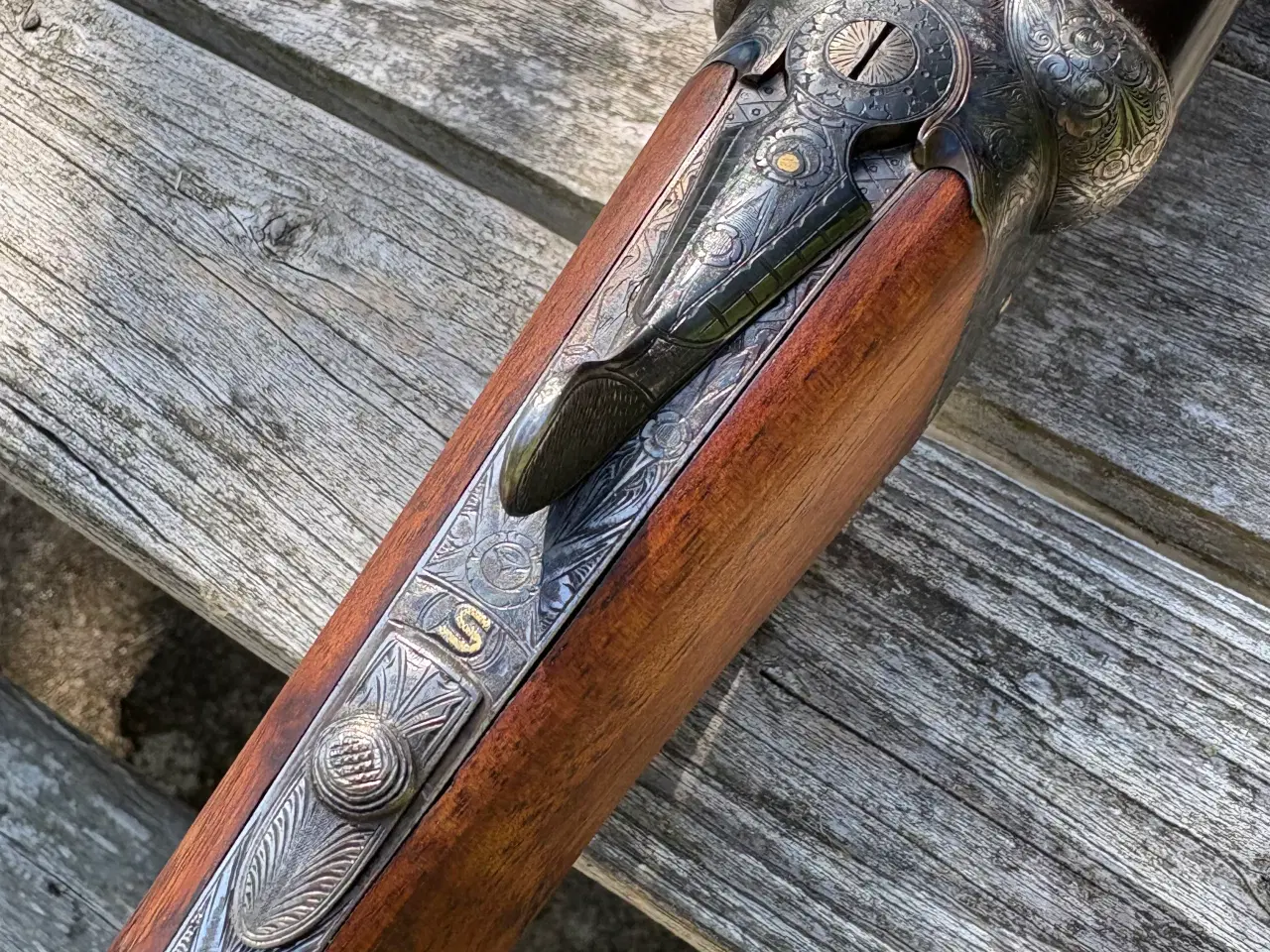 Billede 10 - AYA Goldpoint model XXV boxlås m.ejector kal.12/70