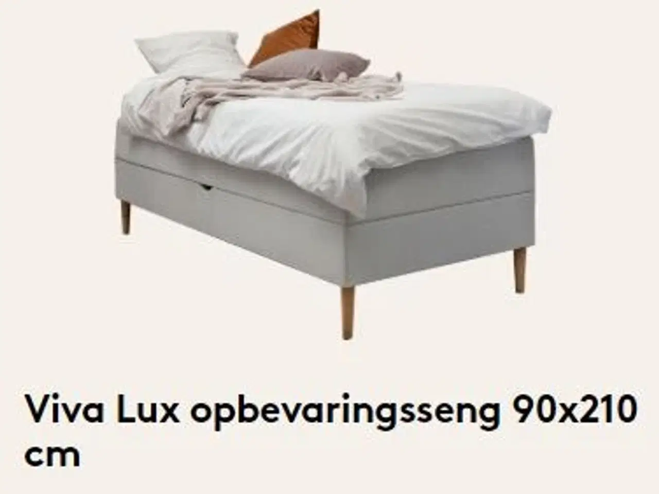 Billede 16 - 3 stk. Viva Lux SENGE m/magasin 90x210 - som nye!