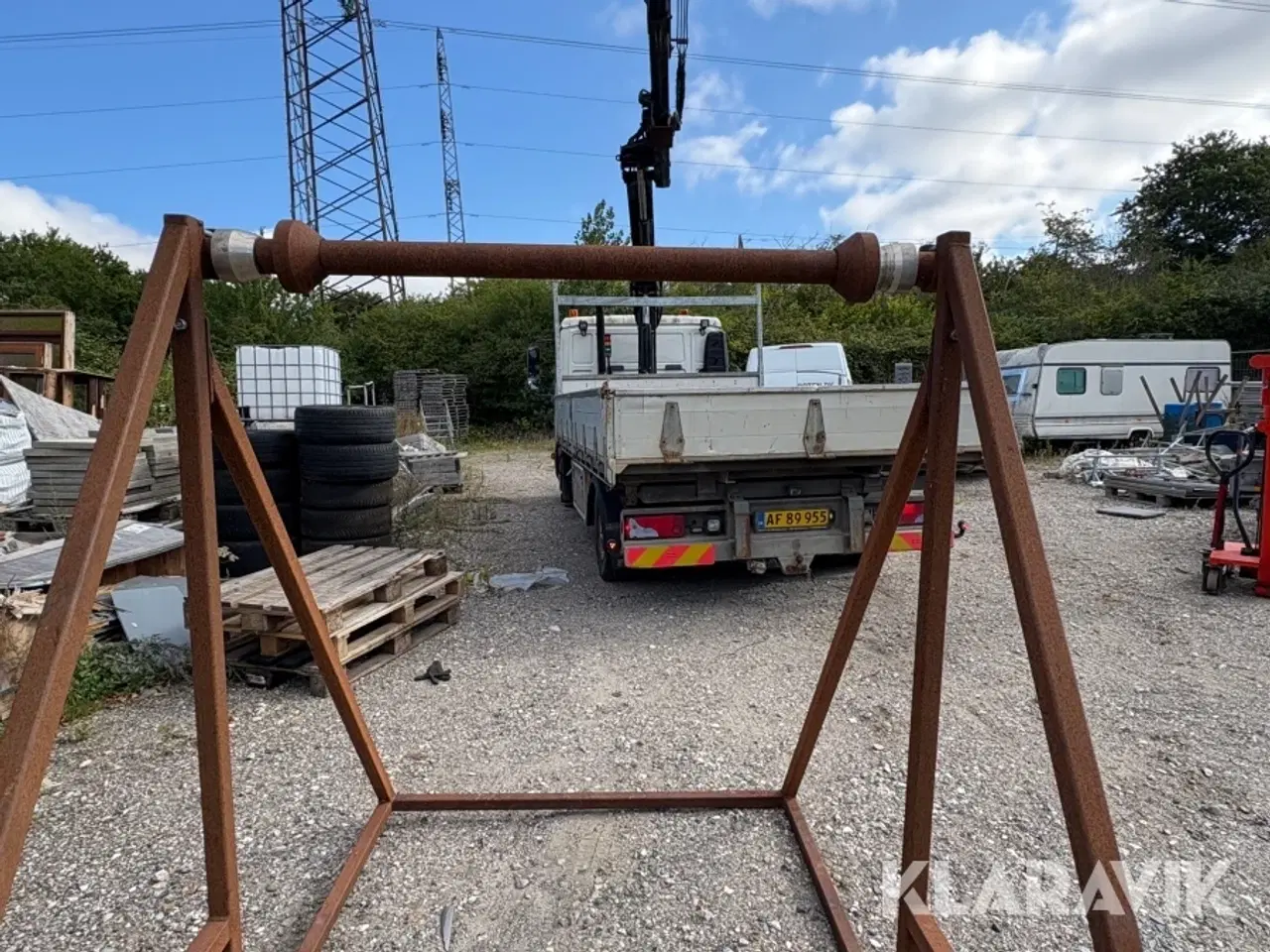 Billede 9 - Kabel rullestativ til trailer