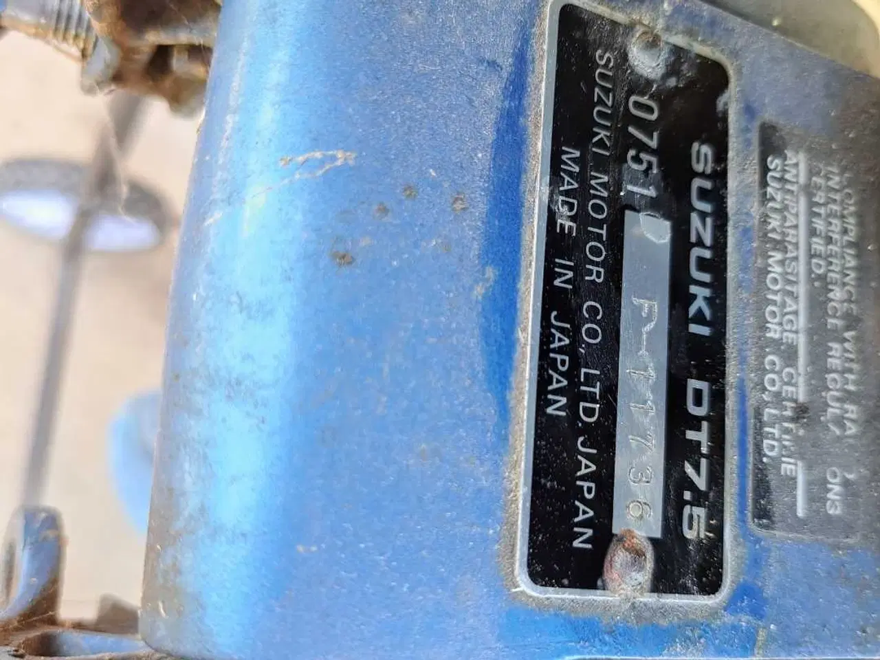 Billede 4 - Påhængsmotor suzuki 7,5 hp langbenet  retro