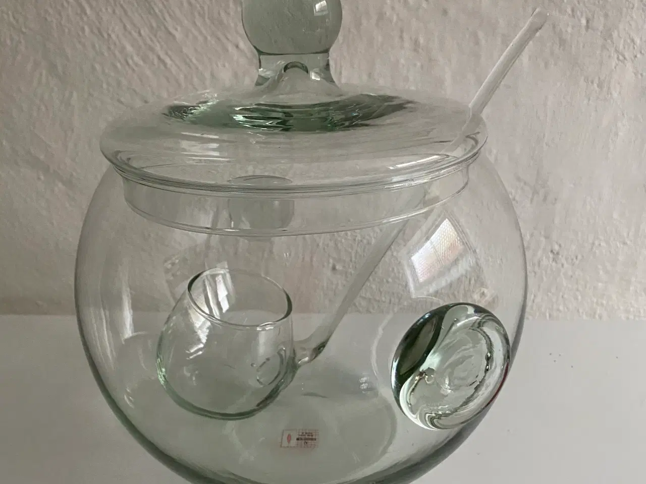 Billede 2 - Stor vintage glasbowle – festlig og dekorativ