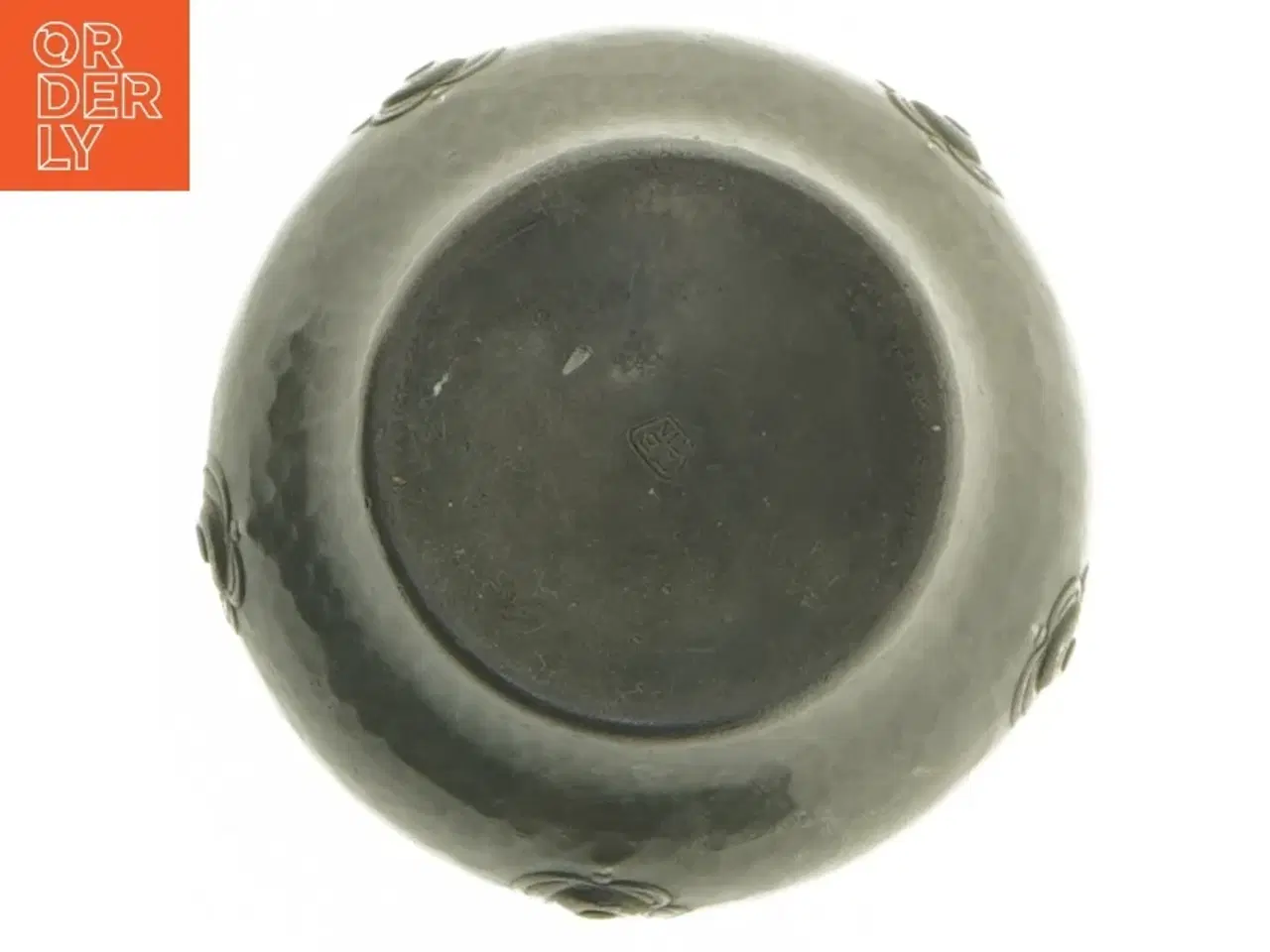 Billede 6 - Gl. vase med tin(str. 14 cm)