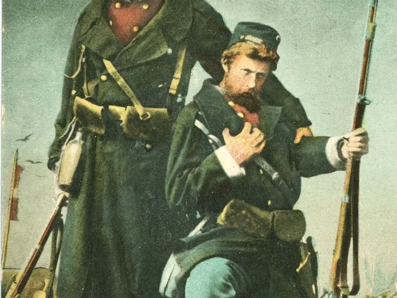 Billede 1 - Krigen 1864. De slagne soldater