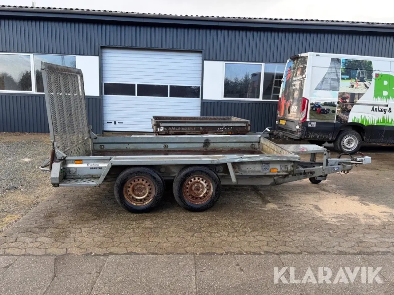 Billede 6 - Maskinetrailer Branderup Mt 3080 - 2 akslet - 2700kg